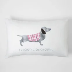 Looking Dashing Standard Pillowcase - White