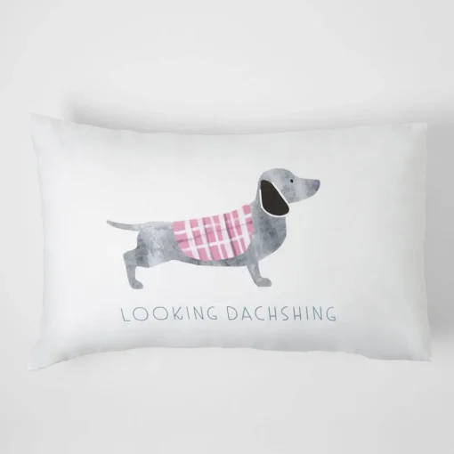 Looking Dashing Standard Pillowcase - White