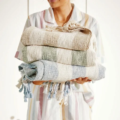 Louie Throw - Soft Blue