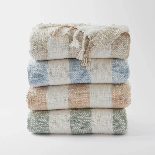 Louie Throw - Soft Blue