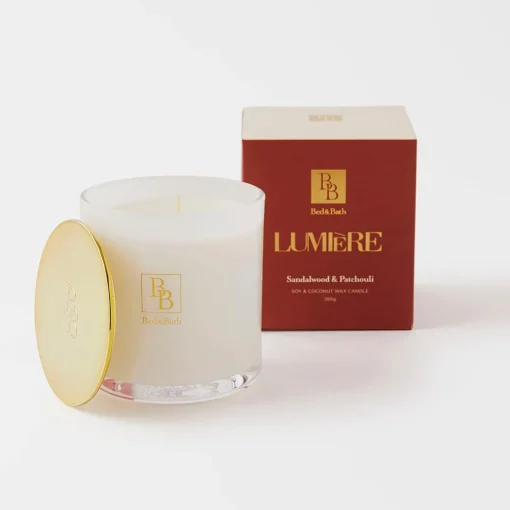 Lumiere Scented Candle - Sandalwood And Patchouli
