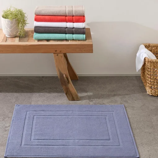 Luxury Bath Mat - Island Blue