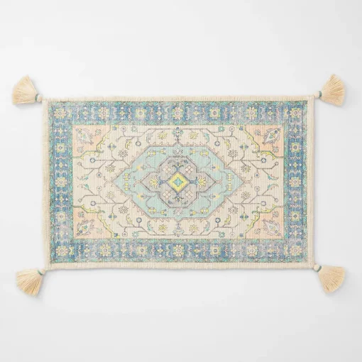 Luzern Bath Mat - Blue