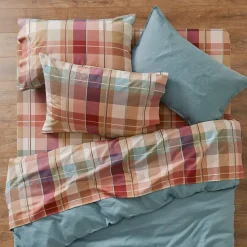 Madison Flannelette Sheet Set - Blue