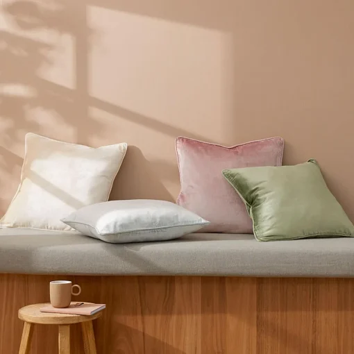 Margot Velvet Cushion - Sage