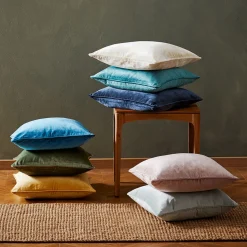 Margot Velvet Cushion - Sage