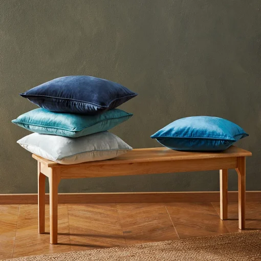 Margot Velvet Cushion - Sage