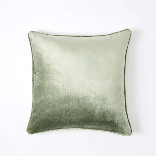 Margot Velvet Cushion - Sage