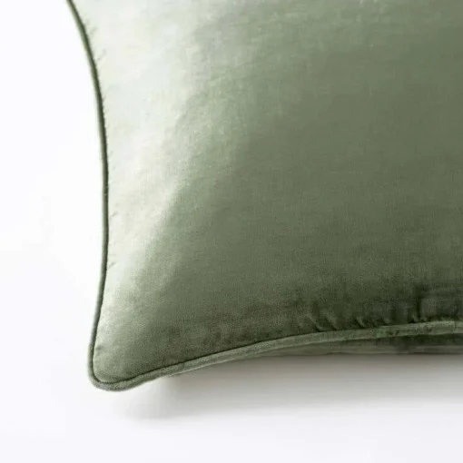 Margot Velvet Cushion - Sage