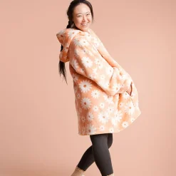 Marguerite Hooded Sherpa Blanket