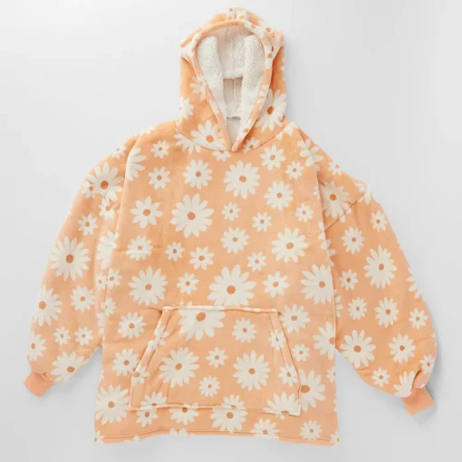 Marguerite Hooded Sherpa Blanket