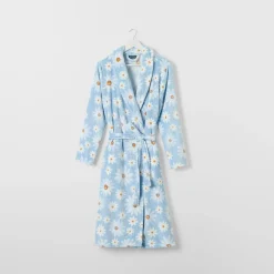 Marguerite Printed Plush Robe