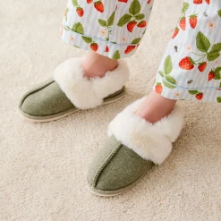 Marle Felt Slippers - Sage