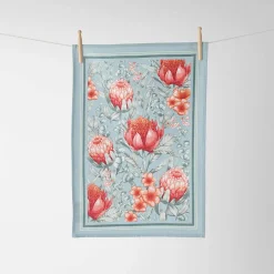 Marlowe Tea Towel - Peacock