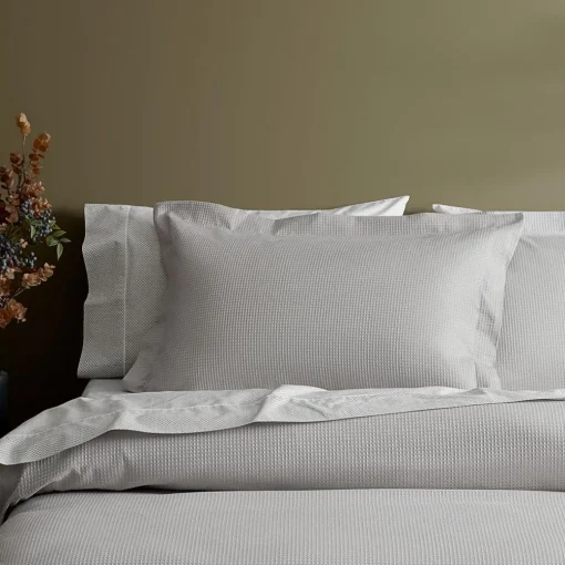 Metro Quilt Cover - Silver