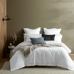 Metro Quilt Cover - Silver