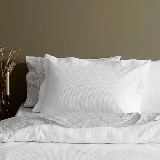 Metro Quilt Cover - Silver