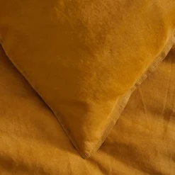 Milano Linen Quilt Cover - Mustard