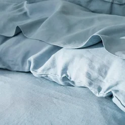 Milano Linen Quilt Cover - Granite