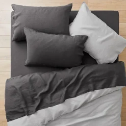 Milano Linen Sheet Set - Ink