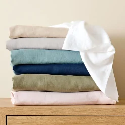 Milano Linen Sheet Set - Ink