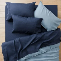 Milano Linen Sheet Set - Ink