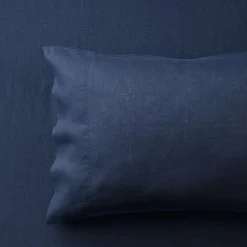 Milano Linen Sheet Set - Ink