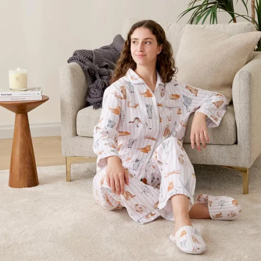 Mittens Flannelette Pyjamas
