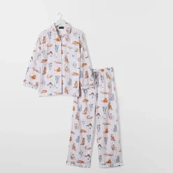 Mittens Flannelette Pyjamas