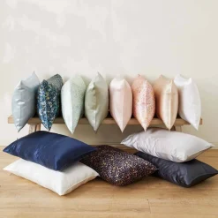 Mulberry Silk Print Pillowcase - Green