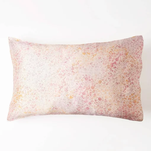 Mulberry Silk Print Pillowcase - Green