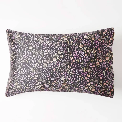Mulberry Silk Print Pillowcase - Green