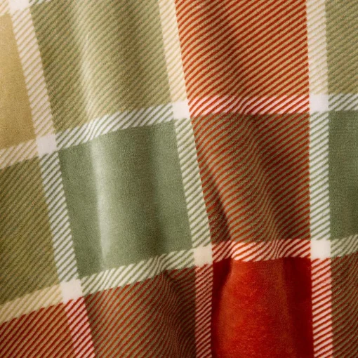 Naila Sherpa Check Blanket