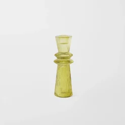 Nellie Candle Holder - Dark Green