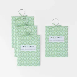 Ocean Waves Hanging Sachets Set Of 4 - Japanese Honeysuckle