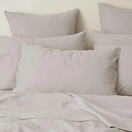 Olsen Linen/Cotton Quilt Cover - Green