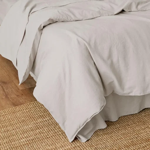 Olsen Linen/Cotton Quilt Cover - Green