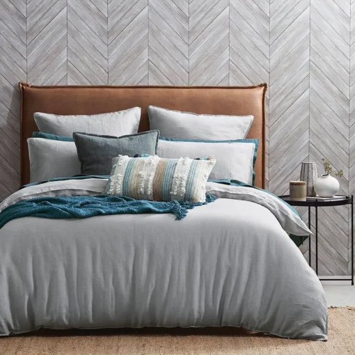 Olsen Linen/Cotton Quilt Cover - Green