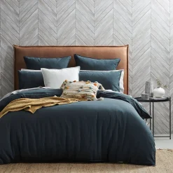 Olsen Linen/Cotton Quilt Cover - Green