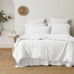 Olsen Linen/Cotton Quilt Cover - Green