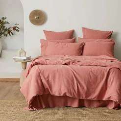 Olsen Linen/Cotton Quilt Cover - Green