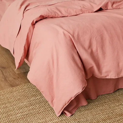 Olsen Linen/Cotton Quilt Cover - Green