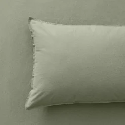 Olsen Linen/Cotton Quilt Cover - Green