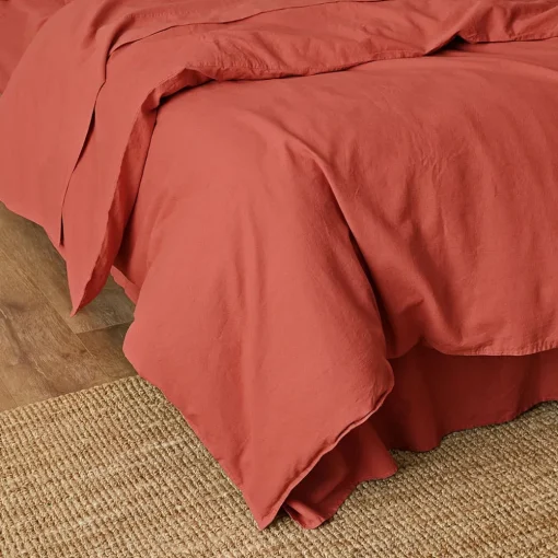 Olsen Linen/Cotton Quilt Cover - Green