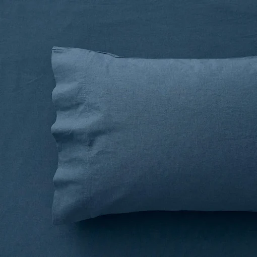 Olsen Linen/Cotton Sheet Set - White