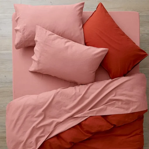 Olsen Linen/Cotton Sheet Set - White