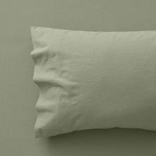 Olsen Linen/Cotton Sheet Set - White