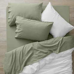 Olsen Linen/Cotton Sheet Set - White