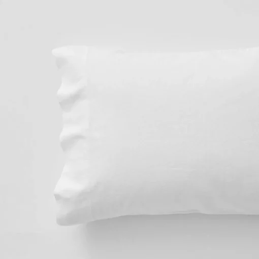 Olsen Linen/Cotton Sheet Set - White