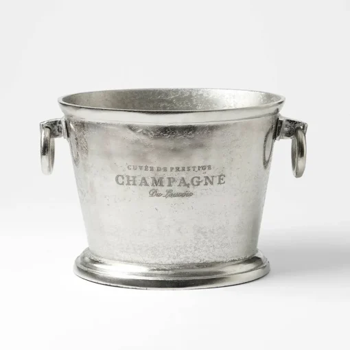 Oval Champagne Bucket - Pewter